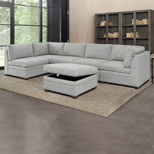 Load image into Gallery viewer, Thomasville Tisdale Fabric Sectional with Storage Ottoman