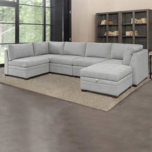 Load image into Gallery viewer, Thomasville Tisdale Fabric Sectional with Storage Ottoman