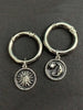 ROMWE Hippie 1pair Vintage Sun And Moon Shaped Shoe Decorations