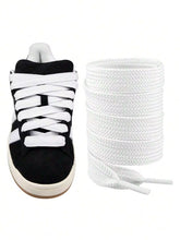Load image into Gallery viewer, 1 Pair 120cm/47.24 Inch Flat Shoelaces For Sports Shoes, Unisex For Women Men Sneakers Shoes, Casual Shoes,White Shoes,Basketball Shoes,Trainers Running Shoes Summer