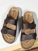 Men's Fashion Soft Cork Bottom Comfortable Slide Sandals, Slip-On Mule Slippers, Summer Outdoor Beach Walking Sandals For Unisex Couples
