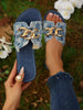 2026 New Women's Comfortable Flat Sandals, Versatile For Outdoor, Indoor, Office, Vacation, Beach, Featuring Metal Chain Decor, Fashionable And Casual, Suitable For Spring/Summer