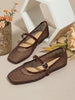 Women's Walking Shoes, Camp Shoes Modern Urban Style Flat Shoes Spring Shopping Date Essential, Fashionable Footwear Paired With Solid Color Dresses Exuding Professional Elegant, Lightweight Sole For Stylish Street Wear In High-Rise Buildings