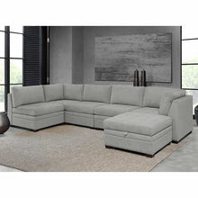 Load image into Gallery viewer, Thomasville Tisdale Fabric Sectional with Storage Ottoman