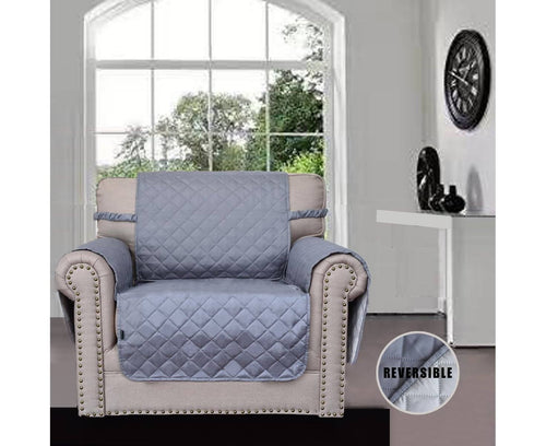 Easy-Going Chair Sofa Slipcover Reversible Sofa Cover Water Resistant Couch Cover Furniture Protector Cover with Elastic Straps for Pets Children