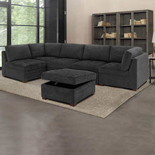Load image into Gallery viewer, Thomasville Tisdale Fabric Sectional with Storage Ottoman