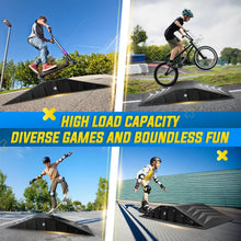 Load image into Gallery viewer, Yes4all Single - Piece Skateboard Ramp, Bike Ramp, Skate Ramp - Design for Beginners, More Durable, Safe, Capacity 220 lb