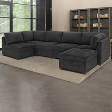Load image into Gallery viewer, Thomasville Tisdale Fabric Sectional with Storage Ottoman