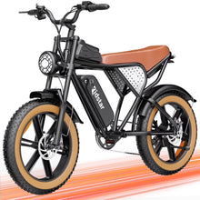 Load image into Gallery viewer, 1500W MTB Electric Bicycle 48V 20ah Removable Battery E - Bike，electric Bike for Adults 20" Fat Tire Electric Motorcycle, Shimano 7 Speed Full Suspension Mountain Bike UL2849