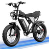 1500W MTB Electric Bicycle 48V 20ah Removable Battery E - Bike，electric Bike for Adults 20" Fat Tire Electric Motorcycle, Shimano 7 Speed Full Suspension Mountain Bike UL2849