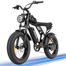 Load image into Gallery viewer, 1500W MTB Electric Bicycle 48V 20ah Removable Battery E - Bike，electric Bike for Adults 20" Fat Tire Electric Motorcycle, Shimano 7 Speed Full Suspension Mountain Bike UL2849