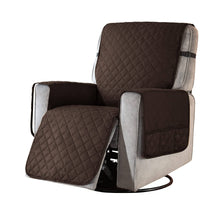 Load image into Gallery viewer, Subrtex Recliner Chair Cover for Large Reclining Chair Slipcover Seat Width to 28 inch Reversible Washable Protector with Elastic Adjustable Straps