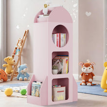 Load image into Gallery viewer, Pirecart Kids Bookshelf 3 - Tier Wooden Kids Bookcase with Toy Storage for Bedroom, Playroom, Nursery, Blue
