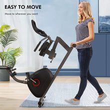 Load image into Gallery viewer, Maxkare Recumbent Exercise Bike for Home Stationary Bike Sturdy Quiet 8 Levels Recumbent Bikes Large Comfortable Seat Heart Rate Handle &amp; Ipad Holder for Gym Seniors Adults