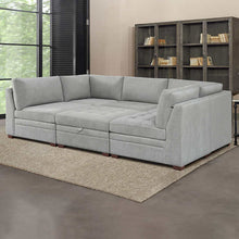 Load image into Gallery viewer, Thomasville Tisdale Fabric Sectional with Storage Ottoman