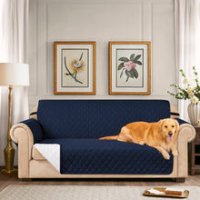 Load image into Gallery viewer, Subrtex Reversible Armchair/Loveseat/Sofa Slipcover - Navy